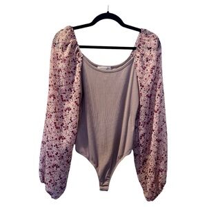 Floral Sleeve Bodysuit